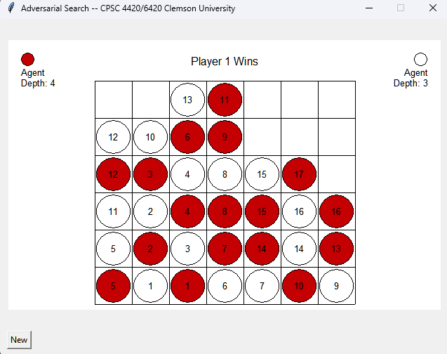 Adversial Search - Connect 4